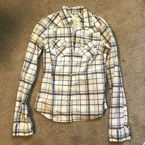 Hollister plaid shirt